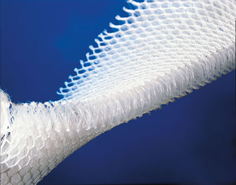 A high-performance spacer fabric finished by Monforts.